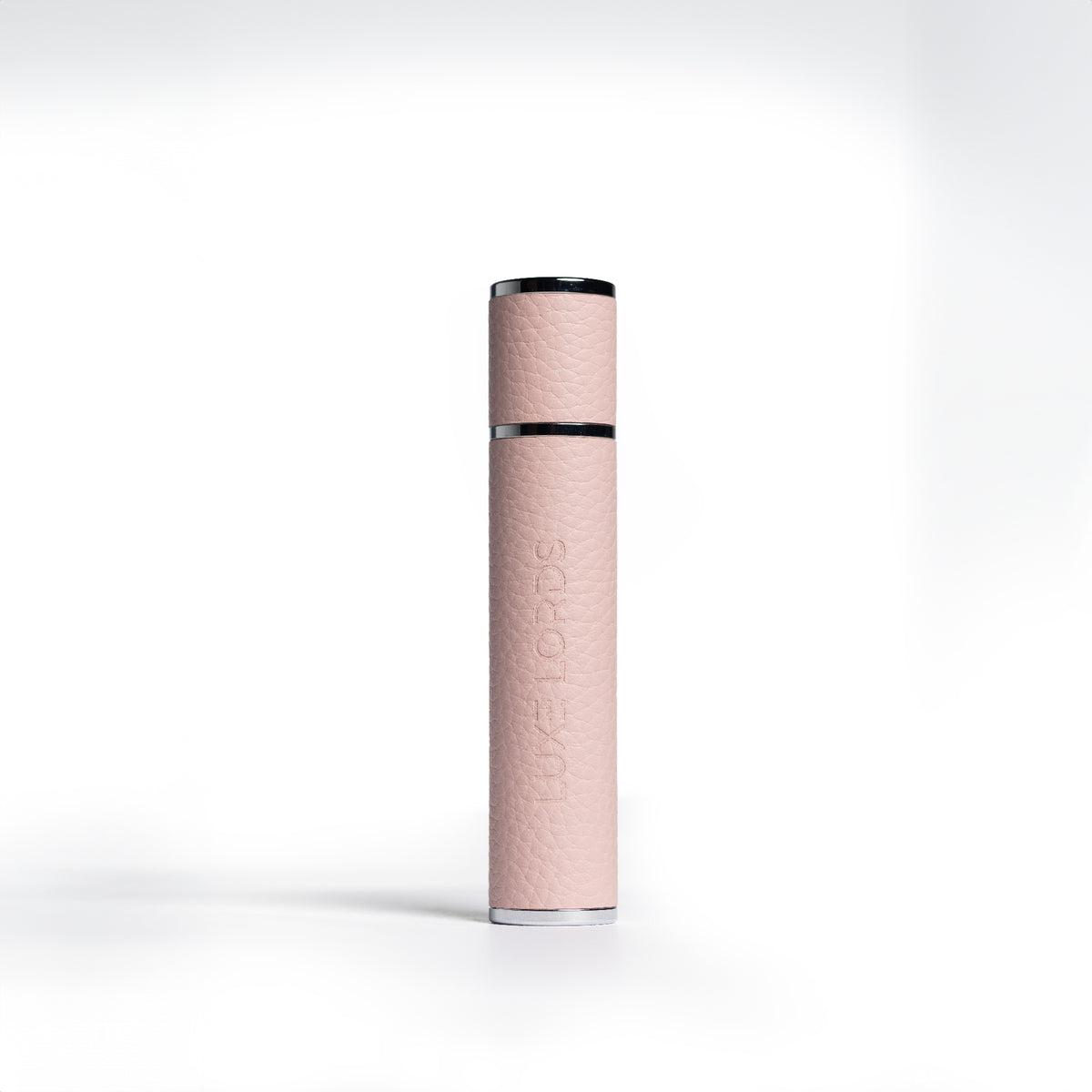 Blush - Soft dusty pink leather perfume atomizer