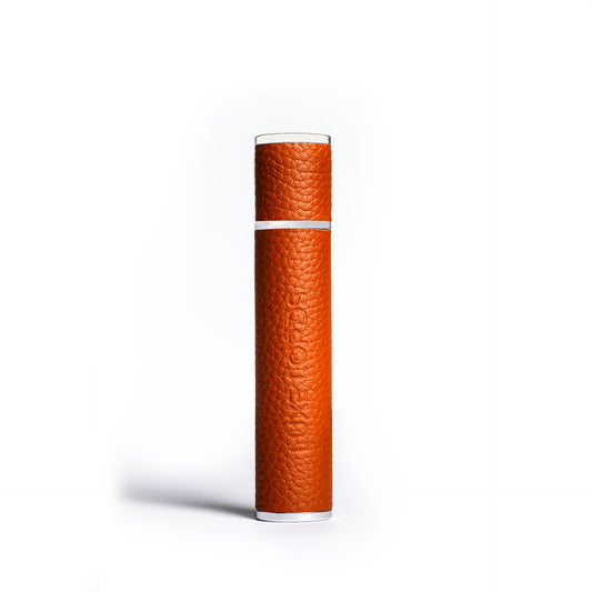 Cognac - Warm burnt orange leather perfume atomizer